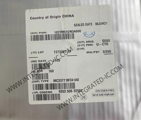 MC33771BTA1AE एकीकृत सर्किट चिप 14-चैनल लिथियम आयन बैटरी सेल नियंत्रक आईसी