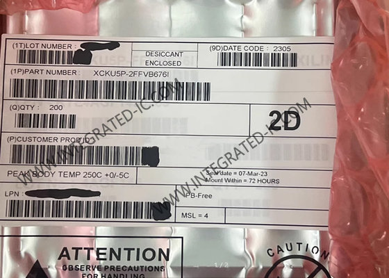 फ़ील्ड प्रोग्राम करने योग्य गेट सरणी XCKU5P-2FFVB676I FPGA प्रोग्राम करने योग्य तर्क IC FBGA-676