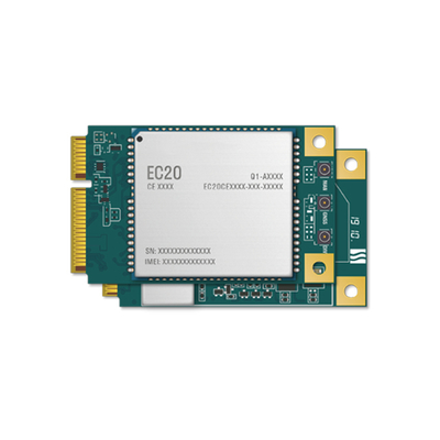 EC20CEHCLG-MINIPCIE-C वायरलेस संचार मॉड्यूल हाई प्रिसिशन LTE कैट 4 मॉड्यूल मिनी PCIe इंटरफ़ेस के साथ