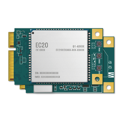 EC20CEFILG-MINIPCIE-C वायरलेस संचार मॉड्यूल मिनी PCIe LTE कैट 4 मॉड्यूल M2M और IoT अनुप्रयोगों के लिए