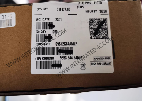 S9S12G64AMLF माइक्रो कंट्रोलर MCU 16-बिट 25MHz 64KB फ़्लैश माइक्रो कंट्रोलर 48-LQFP