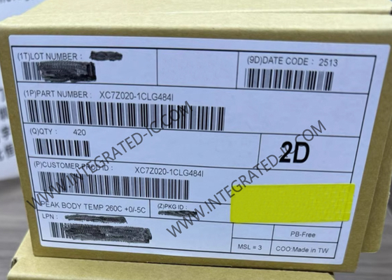 XC7Z020-1CLG484I फील्ड प्रोग्रामेबल गेट ऐरे 667MHz Zynq-7000 FPGA