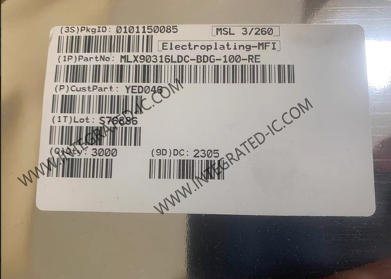 MLX90316LDC-BDG-100-RE सेंसर आईसी ट्राईएक्सिस मुख्य घूर्णी स्थिति सेंसर आईसी SOIC8