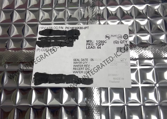 PIC18F66K80-I/PT माइक्रो कंट्रोलर MCU 64MHz उच्च प्रदर्शन 8-बिट माइक्रो कंट्रोलर IC