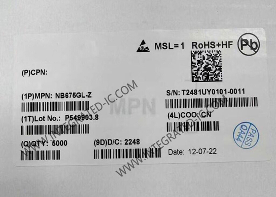 NB675GL एकीकृत सर्किट चिप 10A 24V COT सिंक्रोनस बक कन्वर्टर QFN21