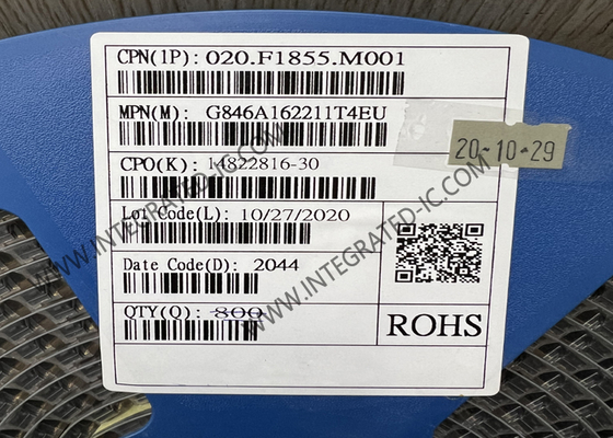 G846A162211T4EU कनेक्टर्स AgilLink 1.0mm वायर टू बोर्ड कनेक्टर 16POS