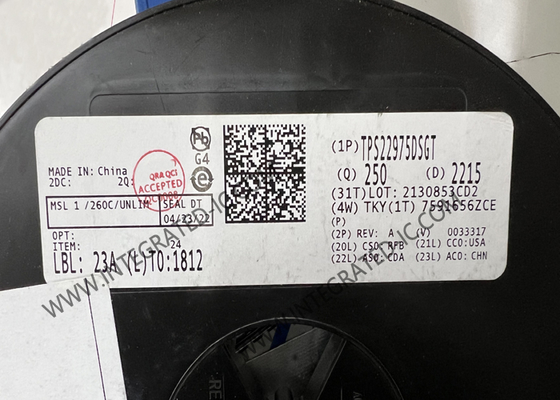 TPS22975DSGT इंटीग्रेटेड सर्किट चिप 6A लोड स्विच 16mOhm पावर स्विच IC WSON8