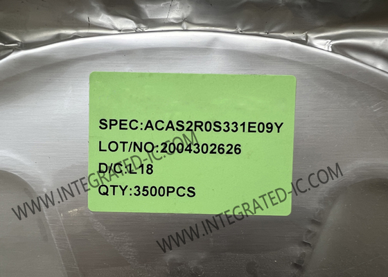 ACAS2R0S331E09Y एकीकृत सर्किट चिप पॉलिमर एल्यूमीनियम ठोस इलेक्ट्रोलाइटिक संधारित्र