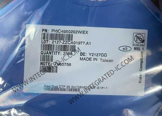 PI6C49X0202WIEX एकीकृत सर्किट चिप कम झुकाव 1 से 2 LVCMOS/LVTTL Fanout बफर SOIC8