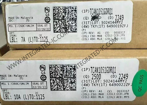 एकीकृत सर्किट चिप TCAN1051GDRQ1 5-Mbps ऑटोमोटिव CAN ट्रांससीवर