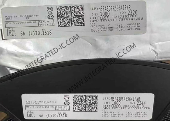 माइक्रोकंट्रोलर MCU MSP430FR5964IPNR 256KB FRAM 16-बिट माइक्रोकंट्रोलर LQFP80