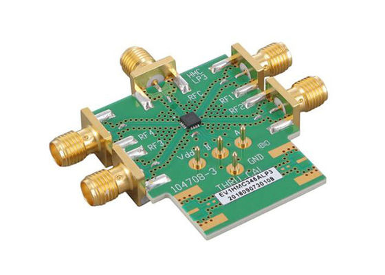 EV1HMC345ALP3 Embedded Solutions SP4T Switch HMC345ALP3E RF Evaluation Board