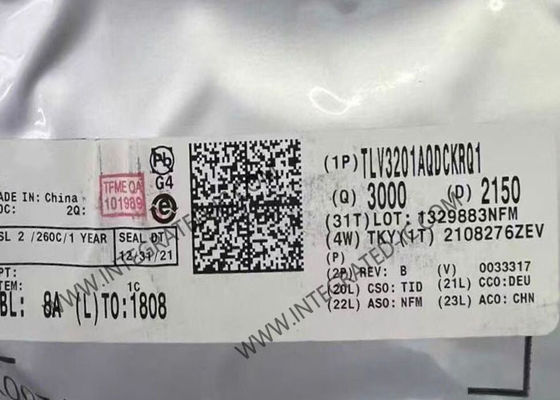 TLV3201AQDCKRQ1 ऑटोमोटिव इंटीग्रेटेड सर्किट चिप जिसमें हाई स्पीड 40 ns लो-पावर खपत 40 µA और कम ऑफसेट वोल्टेज 1 mV है