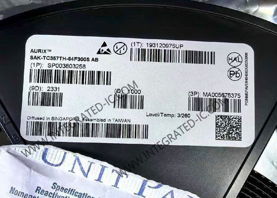 इंटीग्रेटेड सर्किट चिप SAK-TC357TH-64F300S AB 3 कोर 300 MHz माइक्रोकंट्रोलर