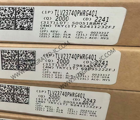 TLV2374QPWRG4Q1 ऑटोमोटिव क्वाड 16V 3MHz 4 चैनल ऑपरेशनल एम्पलीफायर आईसी चिप