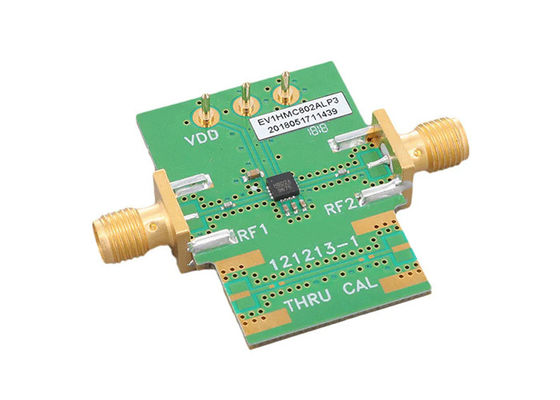 EV1HMC802ALP3 एम्बेडेड सॉल्यूशंस 0Hz से 10GHz एटेंन्यूएटर मूल्यांकन बोर्ड