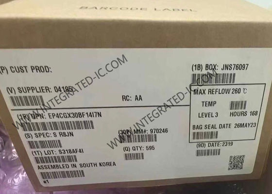 फील्ड प्रोग्राम करने योग्य गेट सरणी EP4CGX30BF14I7N 72 I/O चक्रवात IV GX फील्ड प्रोग्राम करने योग्य गेट सरणी IC