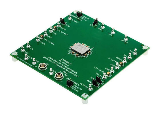 DC2820A-B एम्बेडेड सॉल्यूशंस 4 गैर-पृथक आउटपुट डीसी/डीसी स्टेप डाउन मूल्यांकन बोर्ड