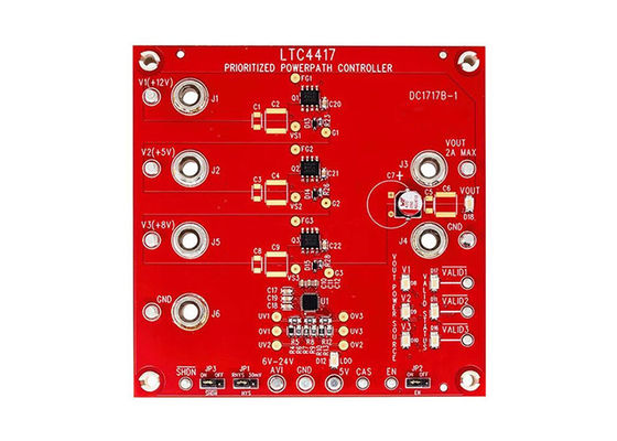 DC1717B एम्बेडेड सॉल्यूशंस PowerPathTM पावर डिस्ट्रीब्यूशन स्विच पावर मैनेजमेंट मूल्यांकन बोर्ड