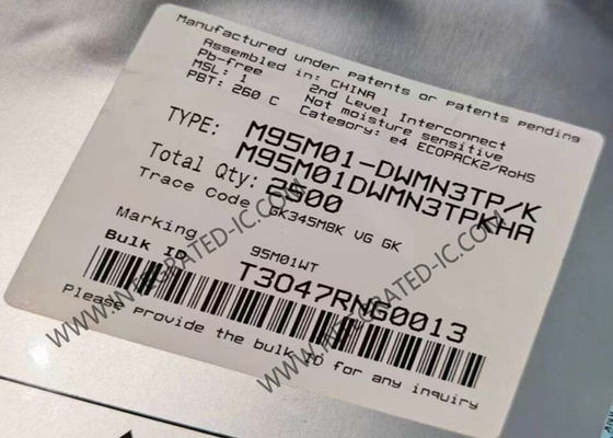 M95M01-DWMN3TP/K मेमोरी आईसी चिप 1Mbit EEPROM मेमोरी आईसी उच्च गति क्लॉक के साथ