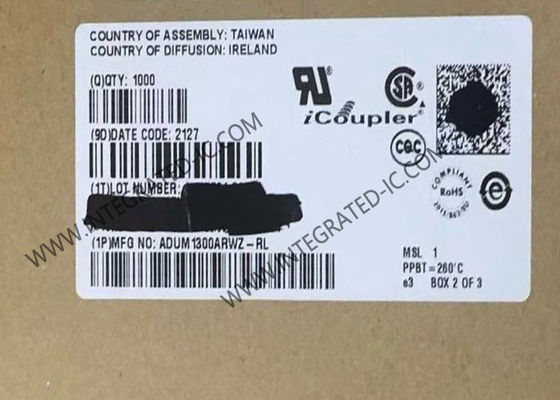 ADUM1300ARWZ एकीकृत सर्किट चिप डिजिटल आइसोलेटर 2500Vrms आइसोलेशन ट्रिपल चैनल और SOIC16 पैकेज में 1 Mb/s डेटा दर के साथ