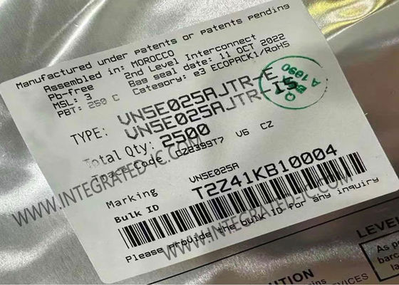 VN5E025AJTR इंटीग्रेटेड सर्किट चिप हाई-साइड ड्राइवर जिसमें 3 A आउटपुट करंट, 1.5 mA ऑपरेटिंग सप्लाई करंट और 13 V ऑपरेटिंग सप्लाई वोल्टेज है