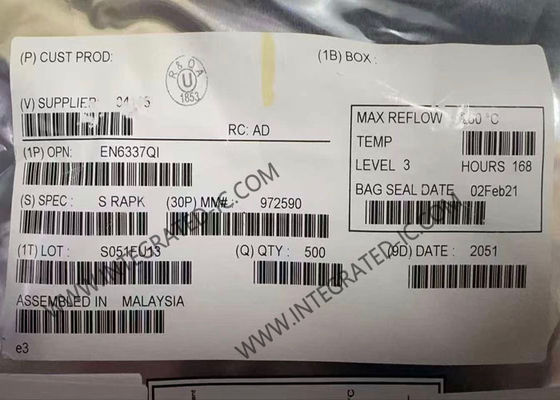 EN6337QI 3A आउटपुट करंट 95% दक्षता और 2MHz स्विचिंग आवृत्ति के साथ PowerSoC एकीकृत सर्किट चिप