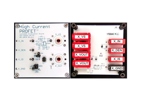 BTS70020-1ESP-EVALBRD एम्बेडेड समाधान पावर डिस्ट्रीब्यूशन स्विच पावर मैनेजमेंट मूल्यांकन बोर्ड