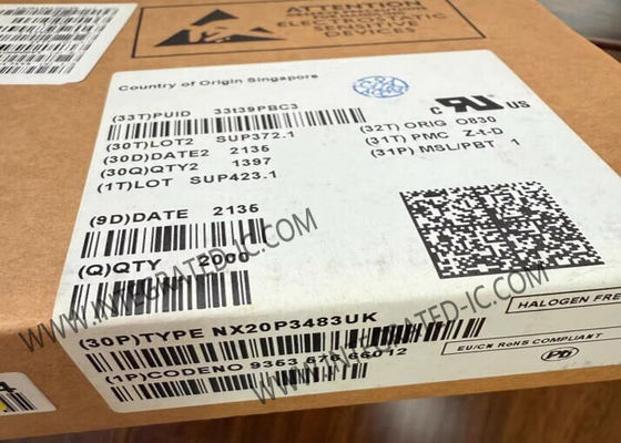 NX20P3483UK इंटीग्रेटेड सर्किट चिप USB पावर डिलीवरी IC USB-C 3.0 3.4A ऑपरेटिंग करंट और 2.7V से 5.5V ऑपरेटिंग वोल्टेज के साथ