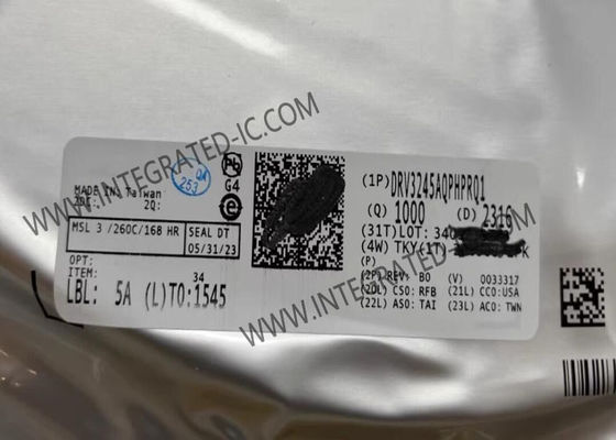 DRV3245AQPHPRQ1 3-फेज 1A आउटपुट करंट 4.5V से 45V ऑटोमोटिव गेट ड्राइवर IC HTQFP48