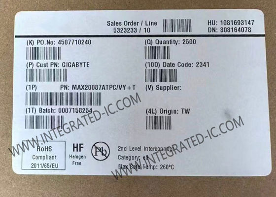 MAX20087ATPC इंटीग्रेटेड सर्किट चिप, जिसमें 600mA लोड करंट, 3V से 15V इनपुट सप्लाई और 26V शॉर्ट-टू-बैटरी आइसोलेशन है