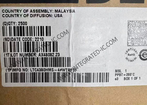 LTC4380HMS-4 कम शांत धारा सर्ज सुरक्षा और ऑटोमोटिव ग्रेड के साथ एकीकृत सर्किट चिप