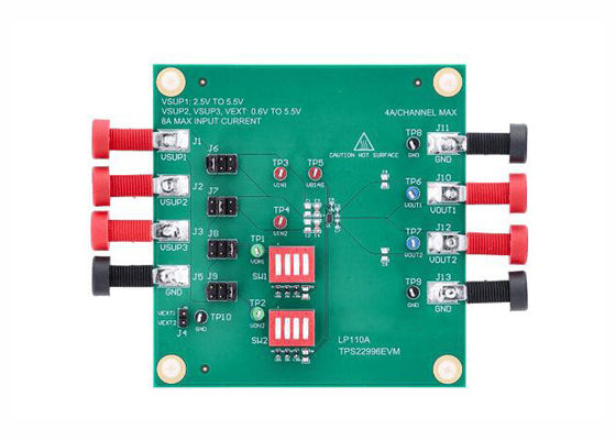 TPS22996EVM एम्बेडेड सॉल्यूशंस मूल्यांकन मॉड्यूल के लिए TPS22996 4A लोड स्विच