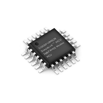 CC2620F128RGZR माइक्रो कंट्रोलर MCU, 2.4GHz ZigBee RF4CE, 128kB फ्लैश, 28kB SRAM, वायरलेस अनुप्रयोगों के लिए
