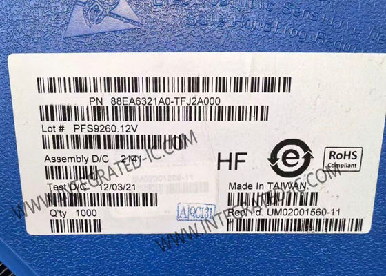 88EA6321A0-TFJ2A000 ऑटोमोटिव ग्रेड 1 ईथरनेट आईसी फिजिकल लेयर ट्रांससीवर 100/1000BASE-T1 के साथ