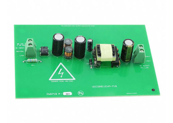 UCC28911EVM-718 एम्बेडेड सॉल्यूशंस 47Hz से 64Hz प्राथमिक साइड स्विचर मूल्यांकन बोर्ड