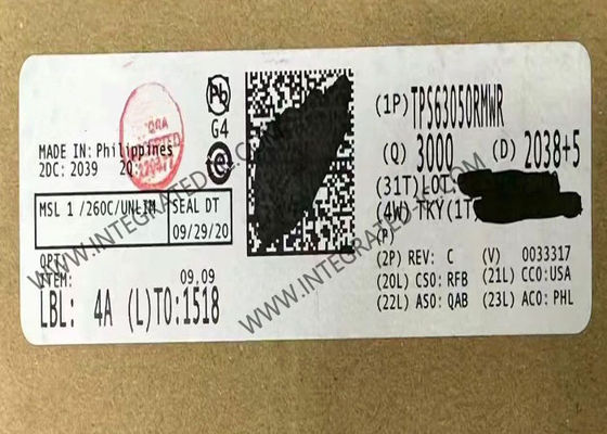 TPS63050RMWR Integrated Circuit Chip Buck-Boost Converter with 2.5 MHz Switching Frequency 1 A Output Current and 365 uA Quiescent Current