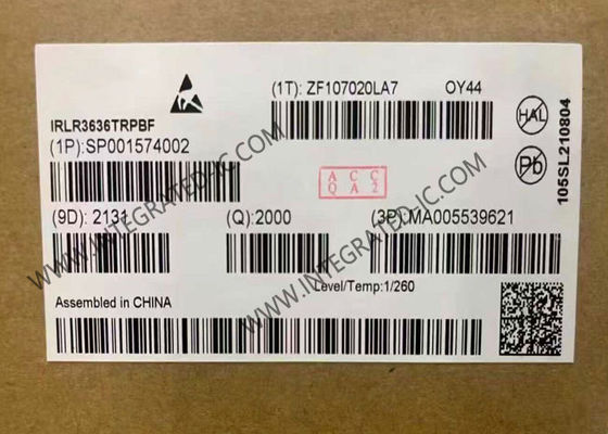 IRLR3636TRPBF 60V 99A पावर MOSFET ट्रांजिस्टर 6.8 mOhms RDS ((ON के साथ HEXFET एन-चैनल DPAK-3 पैकेज में