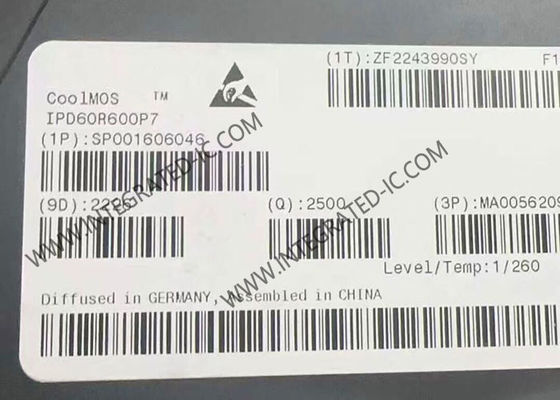 IPD60R600P7 एकीकृत सर्किट चिप एन-चैनल 600V CoolMOSTM P7 पावर MOSFET ट्रांजिस्टर