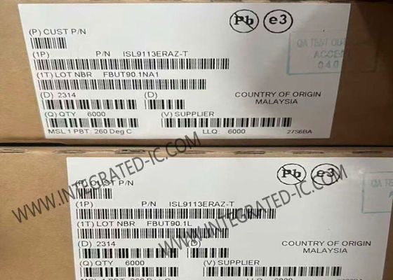 ISL9113ERAZ एकीकृत सर्किट चिप सिंक्रोनस बूस्ट कन्वर्टर 0.8V से 4.7V इनपुट वोल्टेज रेंज के साथ 500mA आउटपुट करंट और 20uA कम शांत करंट