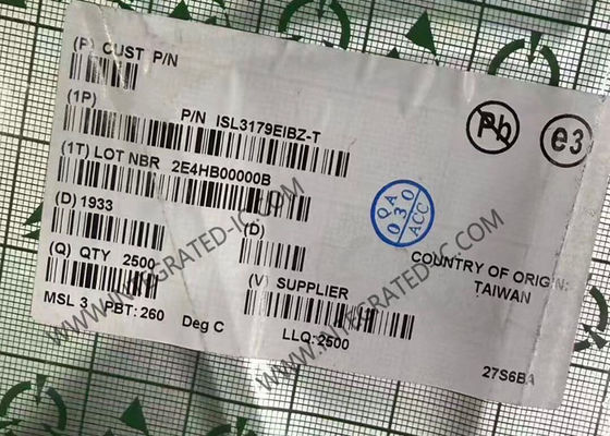 ISL3179EIBZ एकीकृत सर्किट चिप 40Mbps 3.3V RS-485/RS-422 ट्रांससीवर हाई स्पीड संचार के लिए 1/5 यूनिट लोड के साथ