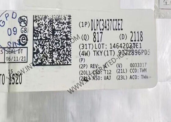 DLPC3437CZEZ 1080p रिज़ॉल्यूशन लो पावर इंटरफेस और 120 हर्ट्ज फ्रेम दर के साथ DLP डिस्प्ले कंट्रोलर