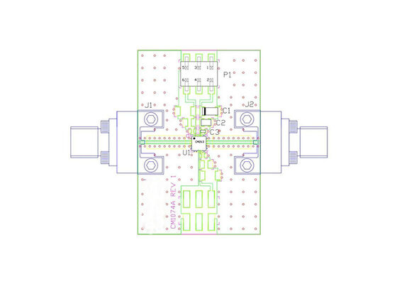 CMD270P3-EVB एम्बेडेड सॉल्यूशंस ब्रॉडबैंड MMIC कम शोर एम्पलीफायर मूल्यांकन बोर्ड