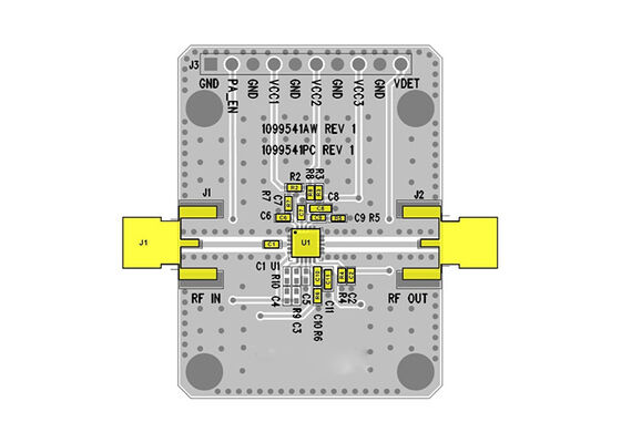 QPA9501PCB401 एम्बेडेड सॉल्यूशंस 3-स्टेज LTE-U/LAA पावर एम्पलीफायर मूल्यांकन बोर्ड