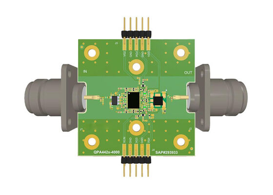 QPA4428EVB-01 एम्बेडेड सॉल्यूशंस 75Ω 28dB पुश-पुल CATV एम्पलीफायर मूल्यांकन बोर्ड