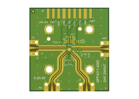 QPF4211EVB एम्बेडेड समाधान एकीकृत वाई-फाई 6 फ्रंट एंड मॉड्यूल मूल्यांकन बोर्ड