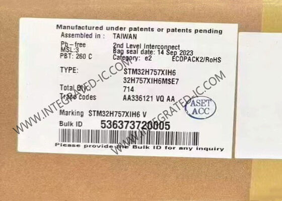 माइक्रोकंट्रोलर MCU STM32H757XIH6 480MHz 2MB FLASH 265-TFBGA माइक्रोकंट्रोलर