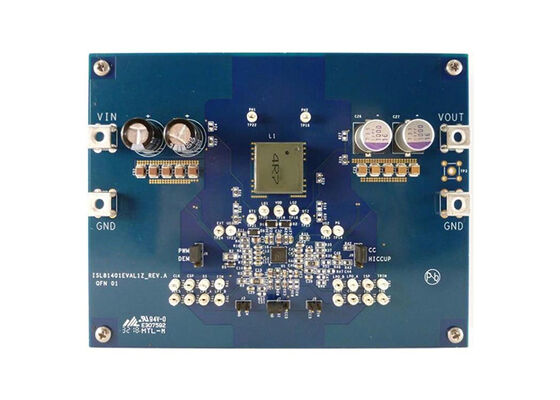 ISL81401EVAL1Z एम्बेडेड समाधान उच्च वोल्टेज सिंक्रोनस बक-बूस्ट कंट्रोलर मूल्यांकन बोर्ड