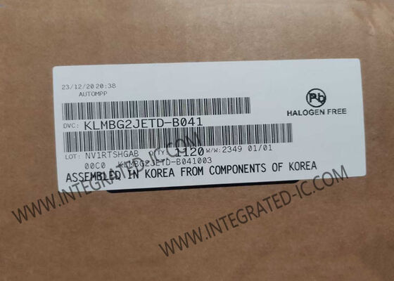 KLMBG2JETD-B041 मेमोरी आईसी चिप 32Gbit eMMC 5.1 फ्लैश स्टोरेज आईसी HS400 इंटरफ़ेस के साथ