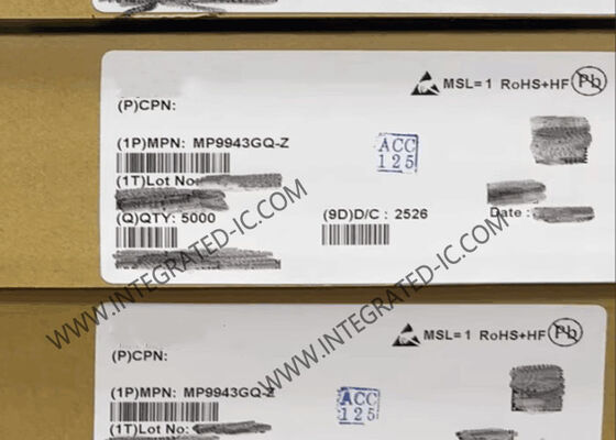 MP9943GQ-Z इंटीग्रेटेड सर्किट चिप उच्च दक्षता 3A 36V सिंक्रोनस स्टेप डाउन कनवर्टर पावर गुड के साथ